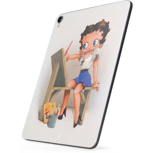 Betty Boop The Artist Apple iPad Pro Skin