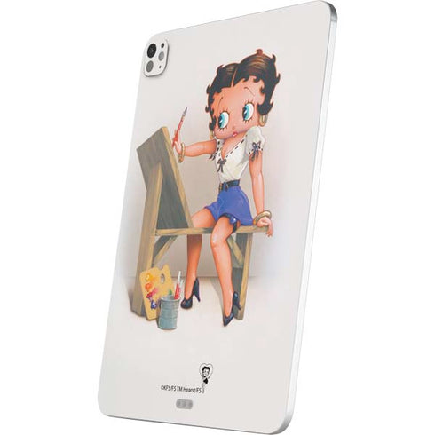 Betty Boop The Artist iPad Pro 13in M4 (2024) Skin