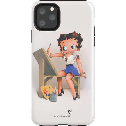 Betty Boop The Artist iPhone Cases