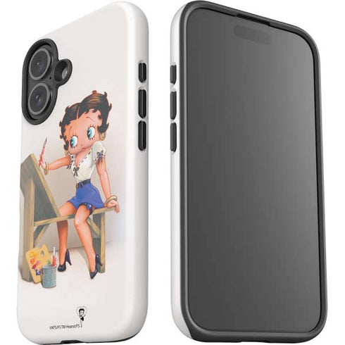 Betty Boop The Artist iPhone 16 Impact Case