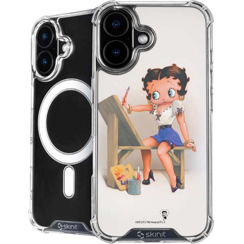 Betty Boop The Artist iPhone 16 MagSafe Case