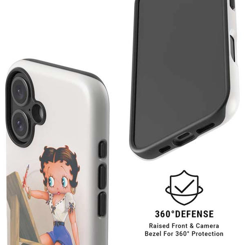 Betty Boop The Artist iPhone 16 Plus Magsafe Impact Case