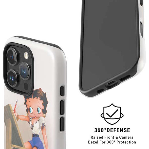Betty Boop The Artist iPhone 16 Pro Max Magsafe Impact Case
