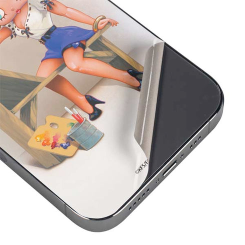 Betty Boop The Artist iPhone 16 Pro Max Skin