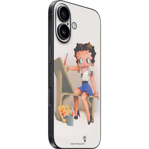 Betty Boop The Artist iPhone 16 Skin