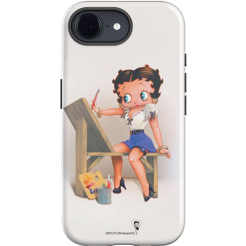 Betty Boop The Artist iPhone 16e Impact Case