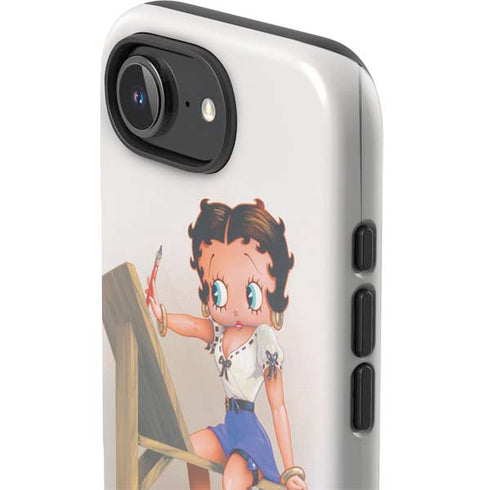 Betty Boop The Artist iPhone 16e Impact Case