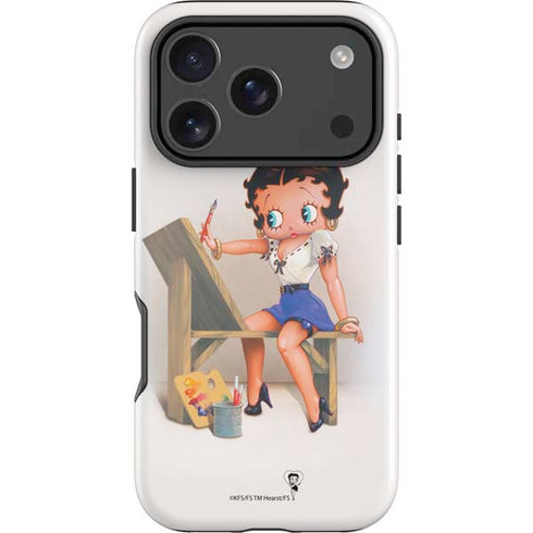 Betty Boop The Artist iPhone 18 Pro Impact Case