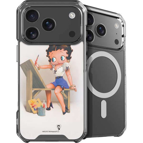 Betty Boop The Artist iPhone 18 Pro Max MagSafe Case