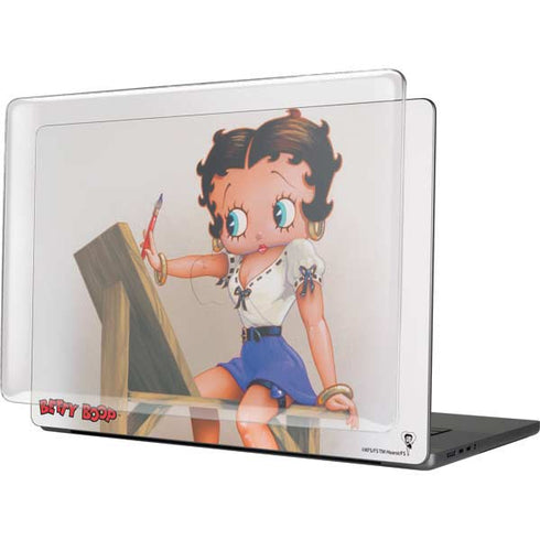 Betty Boop The Artist MacBook Cases