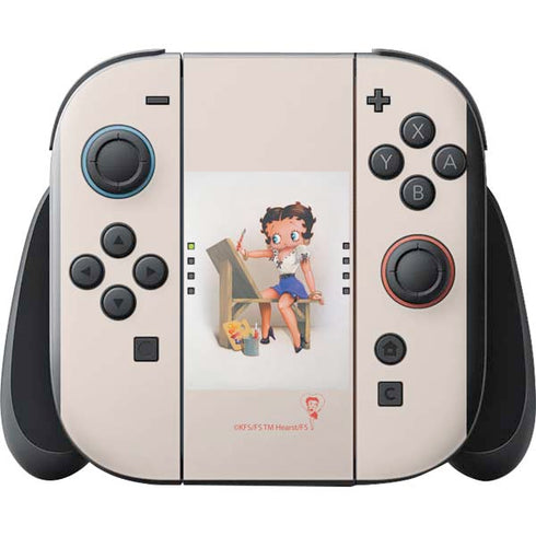 Betty Boop The Artist Nintendo Switch 2 (2025) with Joy-Con Skin
