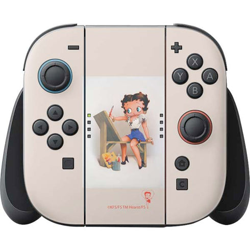 Betty Boop The Artist Nintendo Switch 2 (2025) Joy-Con Controller Skin