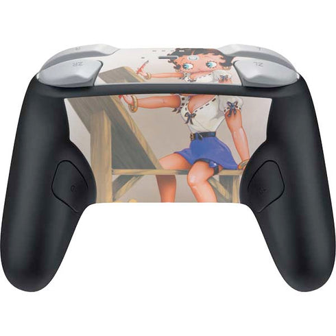 Betty Boop The Artist Nintendo Switch 2 (2025) Pro Controller Skin