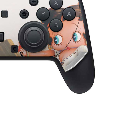 Betty Boop The Artist Nintendo Switch 2 (2025) Pro Controller Skin
