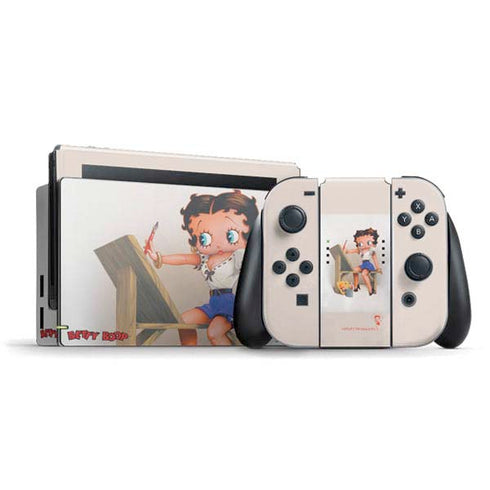 Betty Boop The Artist Nintendo Skins