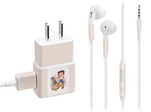 Betty Boop The Artist Phone Charger Skin