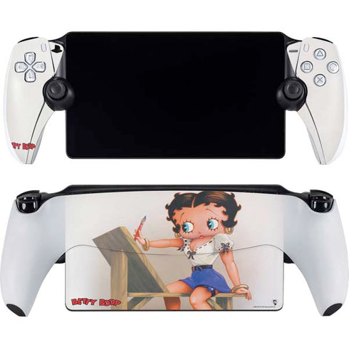 Betty Boop The Artist PlayStation Portal Remote Player Skin