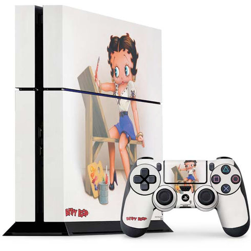 Betty Boop The Artist PlayStation PS4 Skins