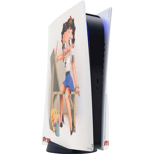 Betty Boop The Artist PlayStation PS5 Skins