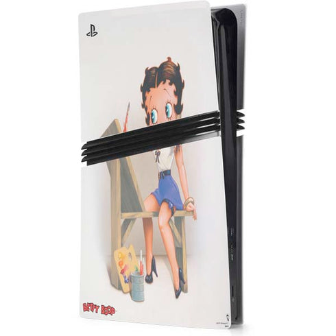 Betty Boop The Artist PlayStation PS5 Skins
