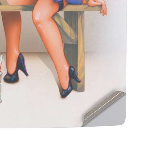 Betty Boop The Artist PS5 Pro Disk Console Skin