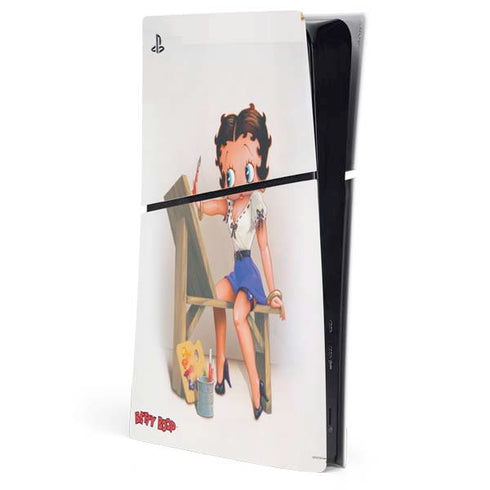 Betty Boop The Artist PlayStation PS5 Skins