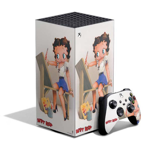 Betty Boop The Artist XBox Series X Digital Edition Bundle Skin