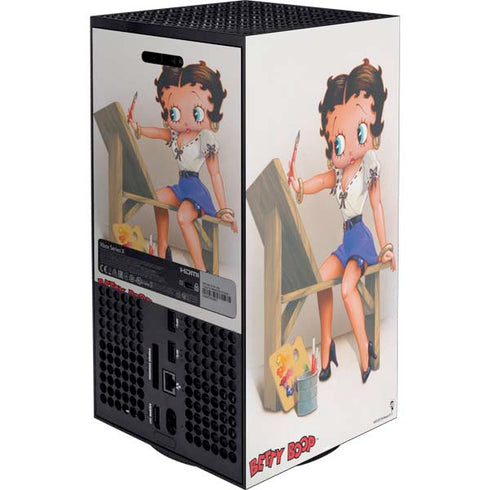 Betty Boop The Artist XBox Series X Digital Edition Bundle Skin