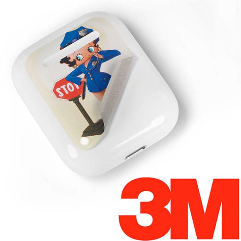 Betty Boop The Police Officer Apple AirPods Skin