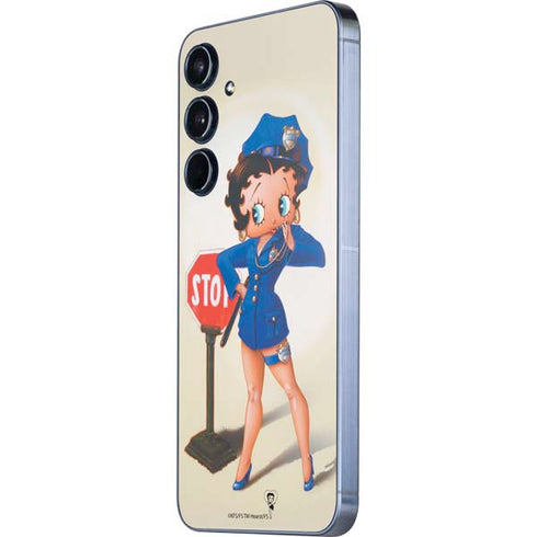 Betty Boop The Police Officer Galaxy A35 5G Skin