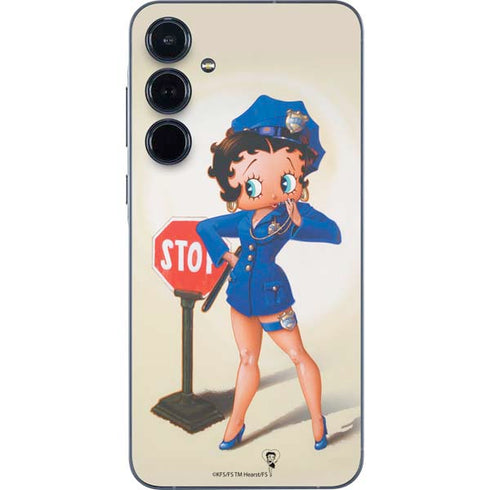 Betty Boop The Police Officer Galaxy A36 5G Skin