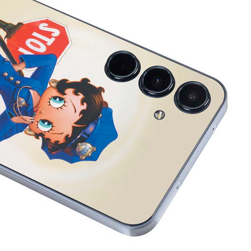 Betty Boop The Police Officer Galaxy A36 5G Skin