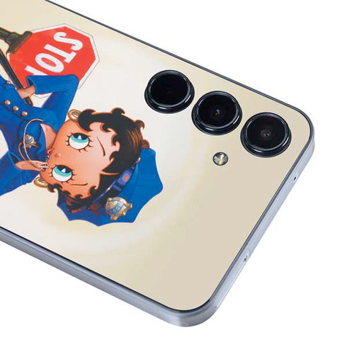 Betty Boop The Police Officer Galaxy A55 5G Skin