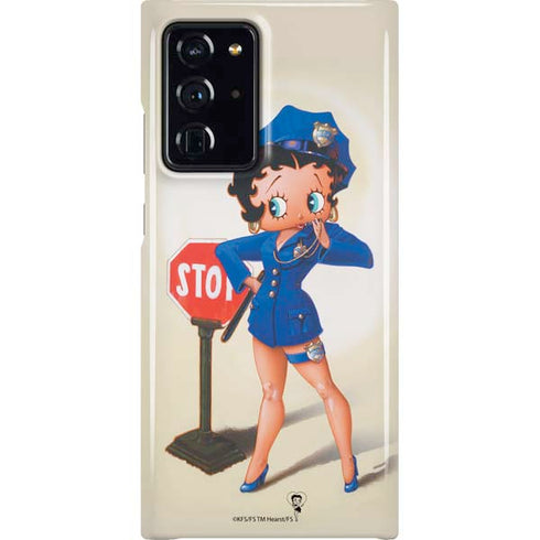 Betty Boop The Police Officer Galaxy Cases