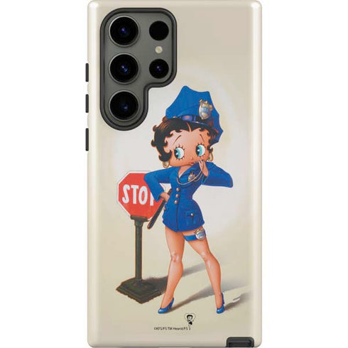 Betty Boop The Police Officer Galaxy S23 Ultra Pro Case