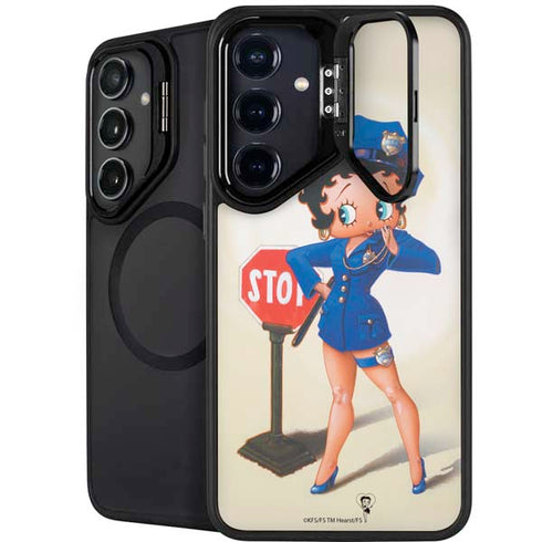 Betty Boop The Police Officer Galaxy S24 Kickstand Case