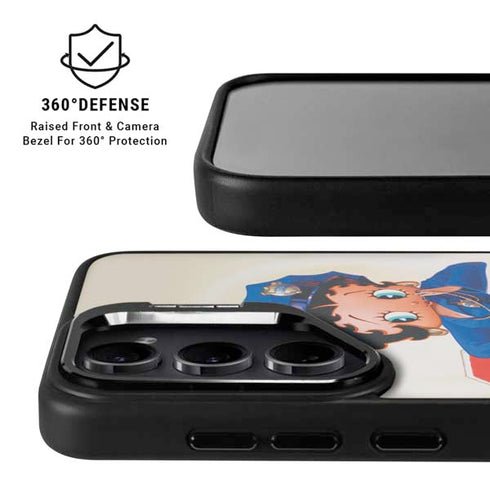 Betty Boop The Police Officer Galaxy S24 Plus Kickstand Case