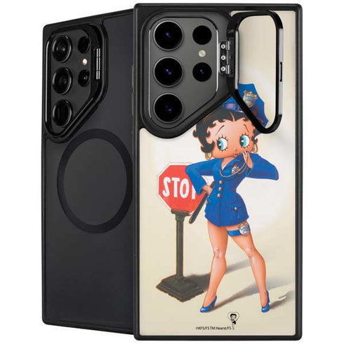 Betty Boop The Police Officer Galaxy S25 Ultra Kickstand Case
