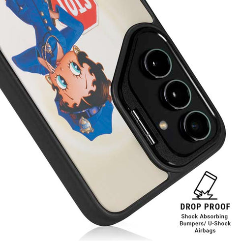 Betty Boop The Police Officer Galaxy S25 Ultra Kickstand Case