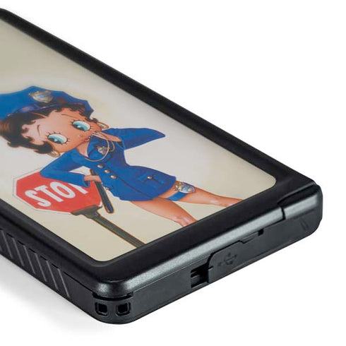 Betty Boop The Police Officer Galaxy S24 Ultra Waterproof Case