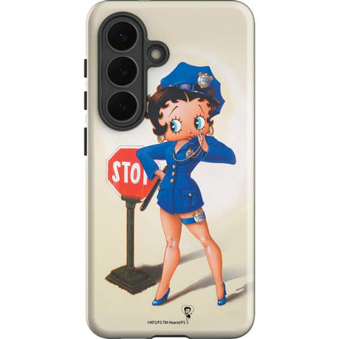 Betty Boop The Police Officer Galaxy S26 Impact Case