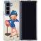 Betty Boop The Police Officer Galaxy Z Fold5 5G Clear Case