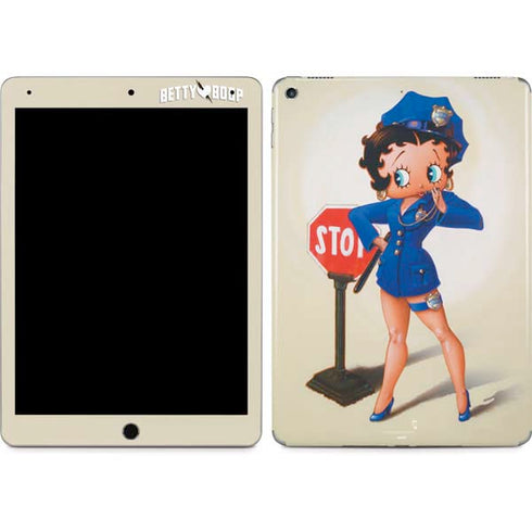 Betty Boop The Police Officer iPad Skins