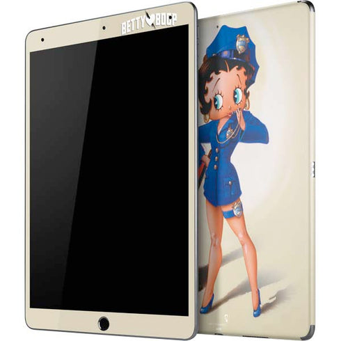 Betty Boop The Police Officer iPad Skins
