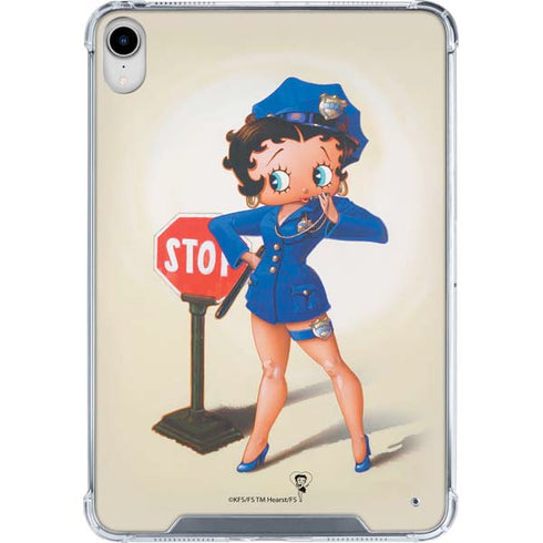 Betty Boop The Police Officer iPad 11th Gen (2025) Clear Case