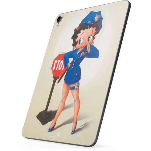 Betty Boop The Police Officer Apple iPad Pro Skin