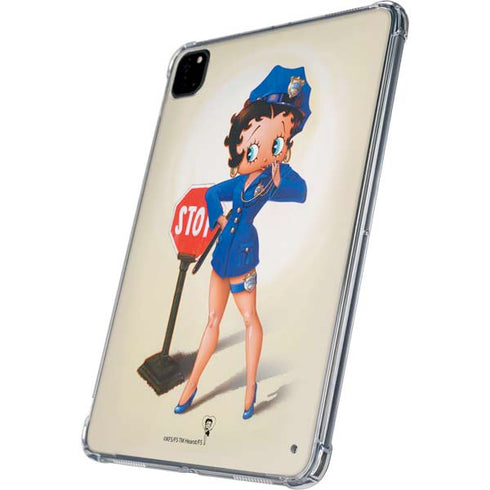 Betty Boop The Police Officer iPad Pro 11in (2024) Clear Case