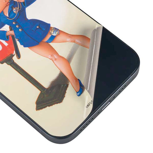 Betty Boop The Police Officer iPhone 15 Skin