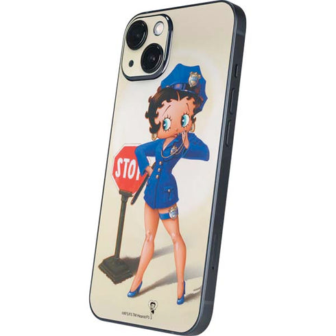 Betty Boop The Police Officer iPhone 15 Skin