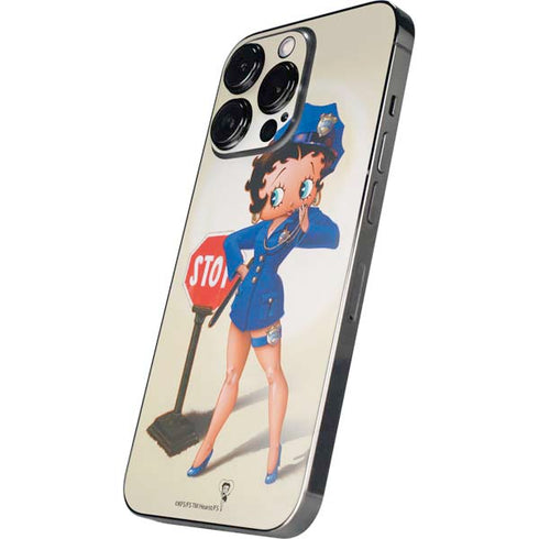 Betty Boop The Police Officer iPhone 16 Pro Skin